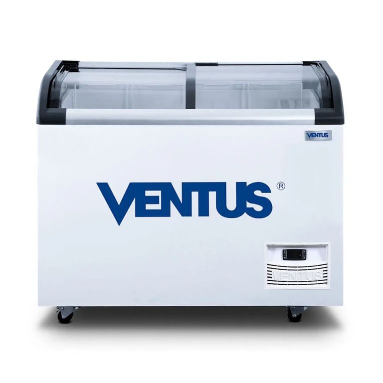 Congeladora Tapa Vidrio Curvo 220L PRO 4000405