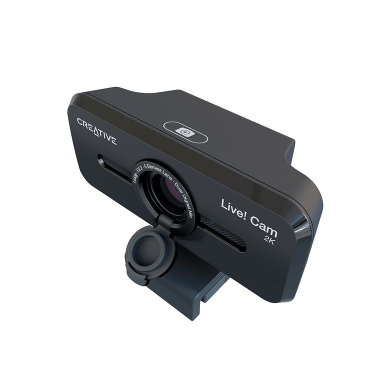 Cámara Live! Cam Sync V3 2K Qhd, 4X Zoom, Doble Micrófono, Usb-C, Color Negro