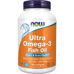 NOW - Ultra omega 3 (EPA) 500 mg (DHA) 250 mg