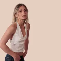 ANDROGYNE - Top Lycra Perla