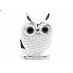 GENERICO - Adorno Decorativo BUHO Para Aire Acondicionado Exclusivo Auto Color Silver