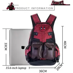 GENERICO - MOCHILA DEADPOOL EQUIPAJE