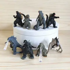 GENERICO - SET GODZILLA 8 UNIDADES. 5 CM.