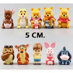 GENERICO - SET DE WINNIE THE POOH - WINNY DE PUH 10 UNID.