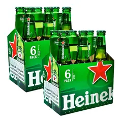 GENERICO - CERVEZA HEINEKEN 330 ML BOTELLA DOS SIX PACK