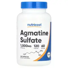 NUTRICOST - AGMATINE SULFATE 1000MG 120 CAP