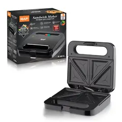 RAFF - Maquina RAF Electrica para Sandwichera Waflera Sandwiches Antiadherente 750W RAF R581S