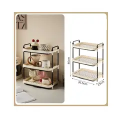 GENERICO - ORGANIZADOR MULTIFUNCIONAL DE 3 NIVELES ELEGANTE