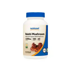 NUTRICOST - REISHI MUSHROOM 1500 MG 120 CAP
