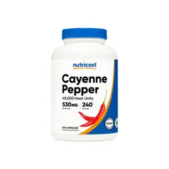 NUTRICOST - CAYENNE PEPPER 530 MG 240 CAP