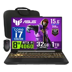 ASUS - TUF Gaming F15 FX507 156″ FHD 144Hz Core i7-13620H Nvidia 8GB RTX4060 32GB RAM 1TB SSD