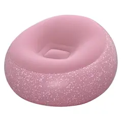 BESTWAY - Sillón inflable Color Rosa 112x112x66cm -