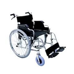 OEM - SILLA DE RUEDAS STANDAR DE ALUMINIO AROS DE RAYO DESMONTABLE