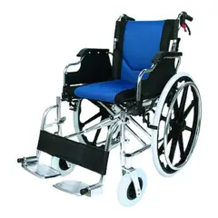 OEM - SILLA DE RUEDAS STANDAR DE ALUMINIO ABATIBLE Y DEMONTABLE
