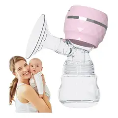 GENERICO - EXTRACTOR DE LECHE MATERNA PORTATIL INALAMBRICO RECARGABLE 2 EN 1, EXTRACTOR + BIBERON