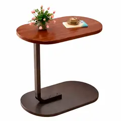 GENERICO - Mesa Auxiliar Tipo C Moderna para Sala y Sofá Estilo Minimalista con Tablero