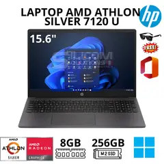 HP - Notebook 255 G10 15.6" HD AMD Athlon Silver 8GB Ram 256GB SSD