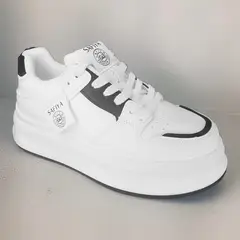 GENERICO - ZAPATILLA CON PLATAFORMA 4CM SAFIYA BLANCONEGRO - V325