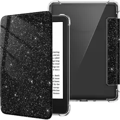 FINTIE - Funda para Kindle 11th gen 2024/2022 de 6 pulgadas - Glitter Black
