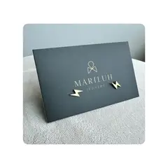 GENERICO - Aretes Acero - BSC Rayo Dorado