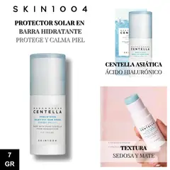 SKIN1004 - Protector Solar Hidratante en Barra Hyalu-Cica Silky Fit Sun Stick 7gr