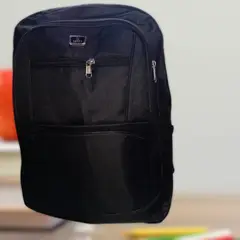 GENERICO - Mochila Estudiantil Unisex Negro de Gran Capacidad