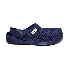 GENERICO - Sandalias para Hombre PVC duradero - Playa y Casual - Azul y Negro