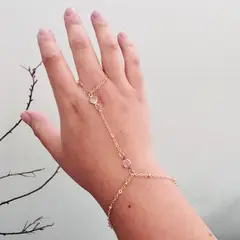 GENERICO - Pulsera dedo - Joyas de Mora azul