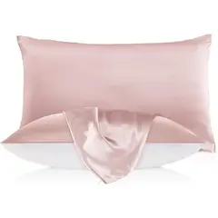 TIOZONEY - Fundas de Almohada 19 Momme 100% pura Seda de Morera Natural 1 PCS 50 x70 cm