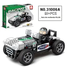 TIOZONEY - Juguete Para Niños Auto de Carrera Armable