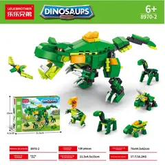 TIOZONEY - Juguete para Niños Dinosaurio Verde Armable