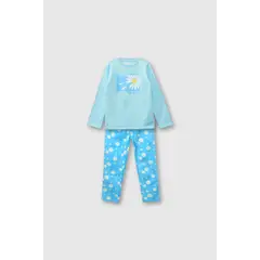 COLLOKY - Pijama Niña Pjpf0440I24 Celeste