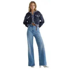 TIOZONEY - Jeans de pierna ancha