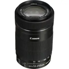 CANON - EF-S 55-250mm f4-56 IS STM Lente Caja Blanca - Negro