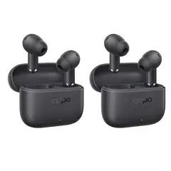 OPPO - Set 2 Audífonos ENCO 4i Bluetooth 5.4 ANC Negro