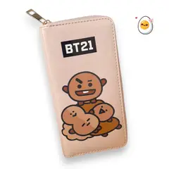 IMPORTADO MC - BILLETERA CHAROL + LLAVERO KAWAII PARA DAMA