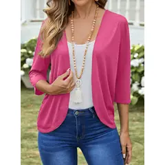 KAST PE - Cardigan para Mujer Elhois Rosado - Talla ML