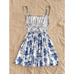 KAST PE - Vestido Uselia Floreado en Tonos Cálidos Talla SM