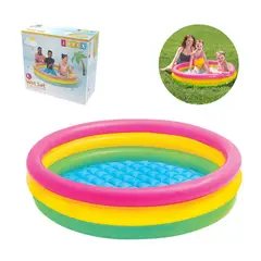 INTEX - Piscina Inflable Arcoiris 330 Litros 147 x 33 cm