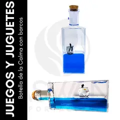 GENERICO - Botella de la Calma con barcos