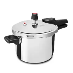 GENELEC - Olla A Presión 5l Acero Inox Con Tapa Marca Facusa