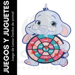 GENERICO - Juego de Lanza Dardos de animal