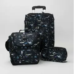 YOU - Mochila Escolar con Ruedas + Cartuchera y lonchera