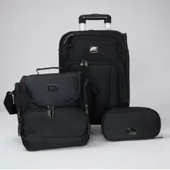 YOU - Mochila Escolar con Ruedas + Cartuchera y lonchera