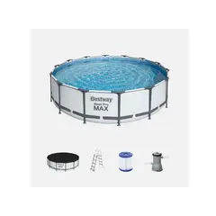 BESTWAY - Piscina Armable Redonda 457x122cm