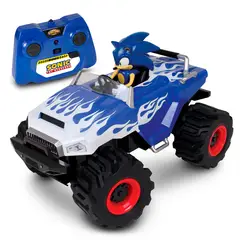 SEGA - CARRITO A CONTROL REMOTO DE SONIC MONSTER TRUCK