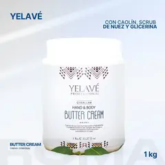 GENERICO - HAND & BODY BUTTER CREAM 1KG YELAVÉ