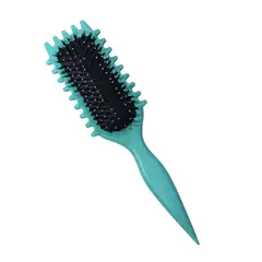 GENERICO - Cepillo para Cabello Rizado Verde