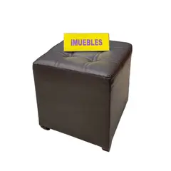 TEMEL - Asiento Modular Puff Práctico y cómodo Marrón