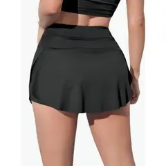 GENERICO - FALDA SHORT LOLITAS NEGRO CASUAL